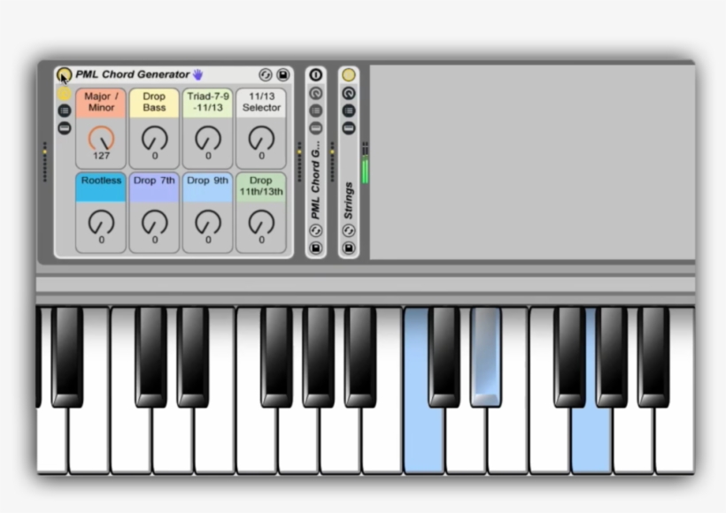 Ableton Live 10 Chord Generator - Musical Keyboard, transparent png