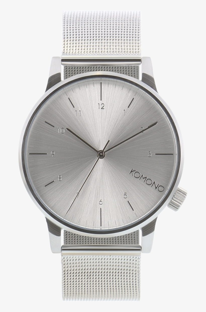 Komono Winston Royale Watch Silver, transparent png