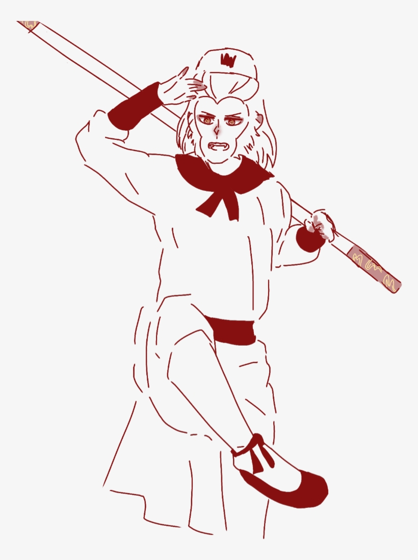 Wukong Sticker - Illustration, transparent png