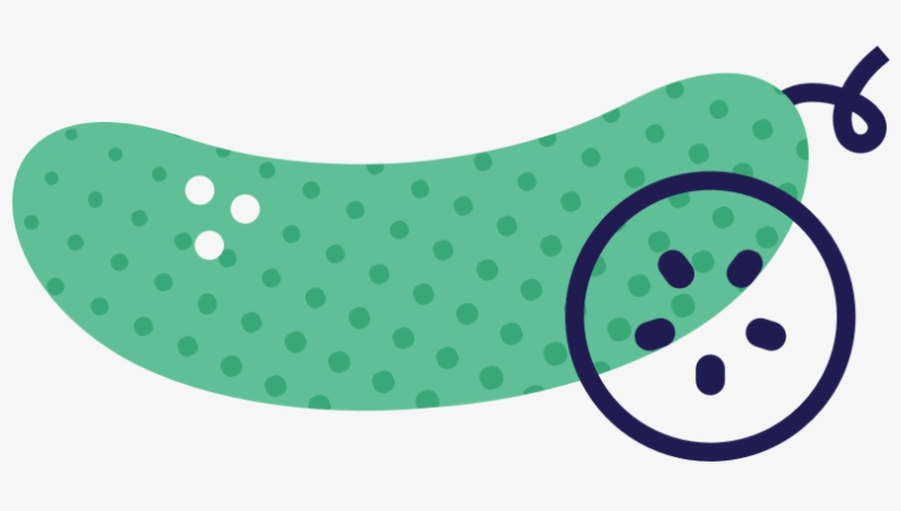 Cucumber - Polka Dot, transparent png