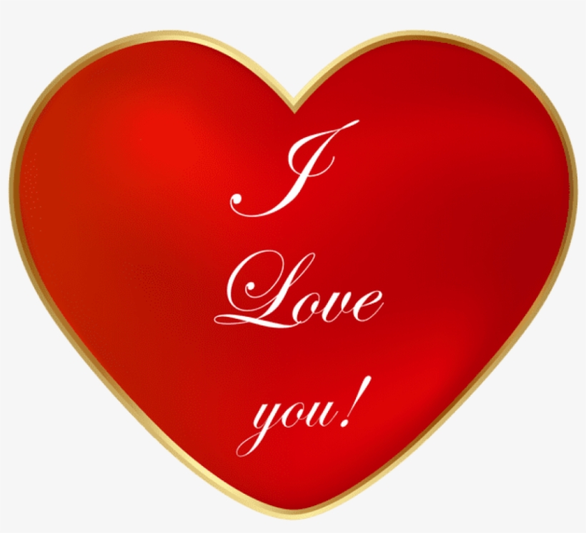 Free Png Download I Love You Heart Png Images Background - Heart, transparent png