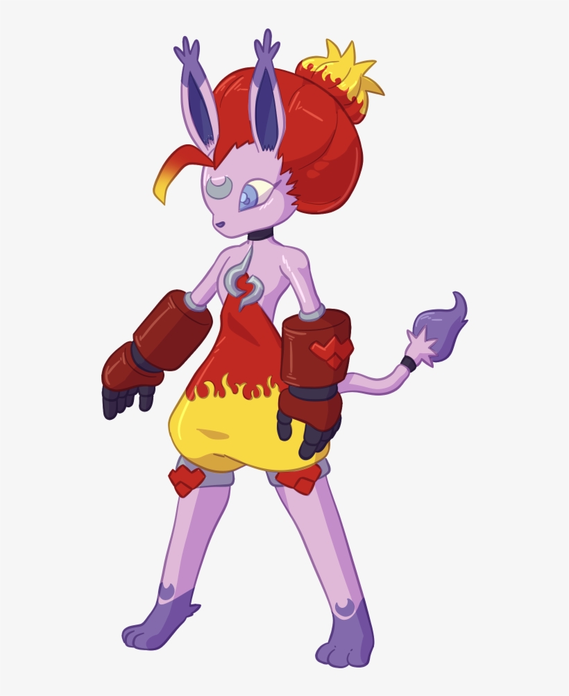 I Got An Idea For What Lunamon Could Look Like With - Cartoon, transparent png