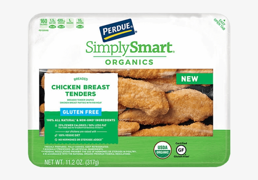 Perdue® Simply Smart® Organics Gluten Free Breaded - Perdue Farms, transparent png
