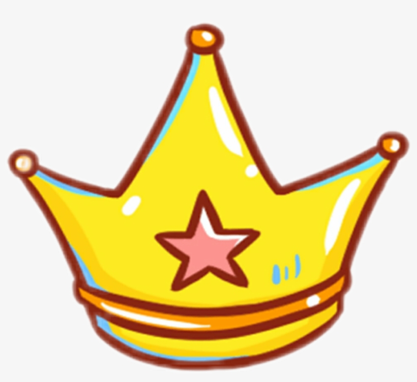 Cute Crown Sticker Png, transparent png