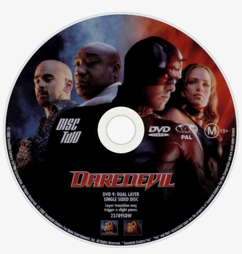 Daredevil Movie Dvd Cover, transparent png