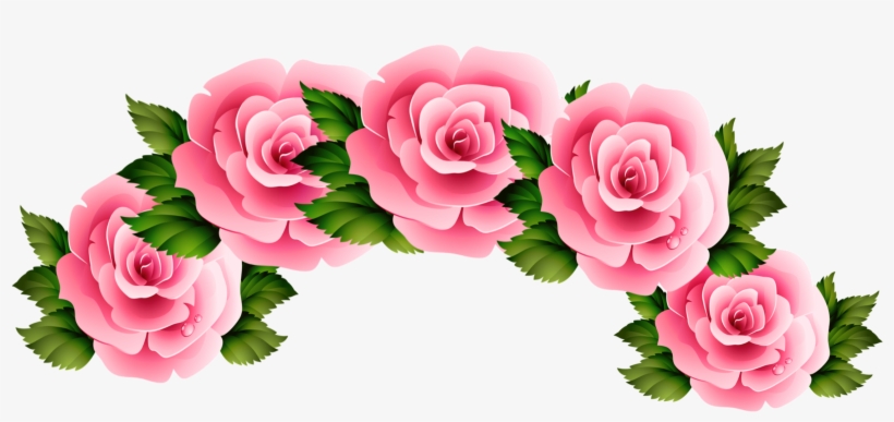 Crown Rosecrown Flowercrown Cute Aesthetic Tumblr Trans - Hybrid Tea Rose, transparent png