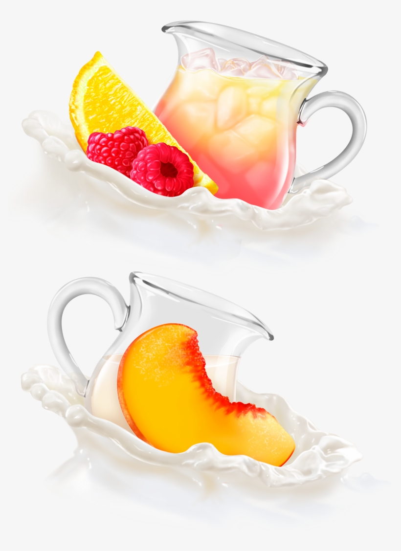 Yoplait Fruit And Cream, transparent png