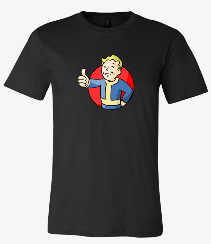 Fallout Vault Boy Thumbs Up Men's T-shirt - Fallout 3, transparent png