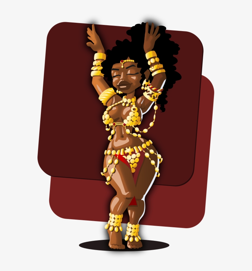 Medium Image - Christmas Belly Dancer Clip Art, transparent png