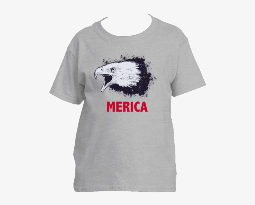 Merica Usa Eagle - T-shirt, transparent png