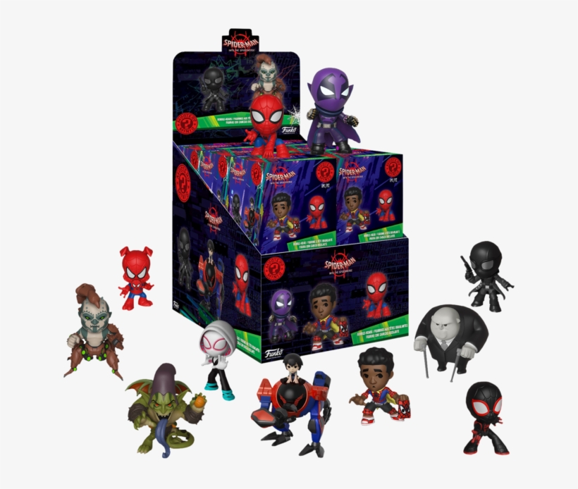 Marvel Spider Man - Into The Spider Verse Figures, transparent png