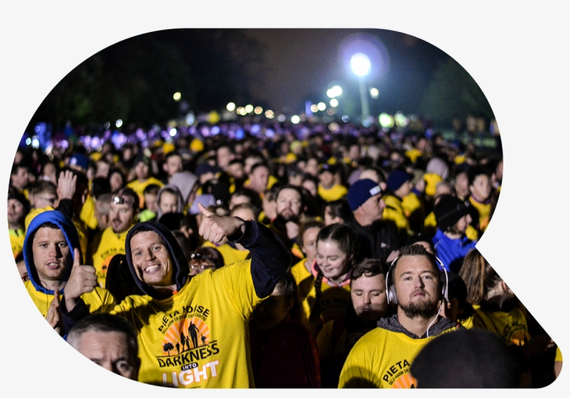 Darkness Into Light Michale Conlan - Crowd, transparent png