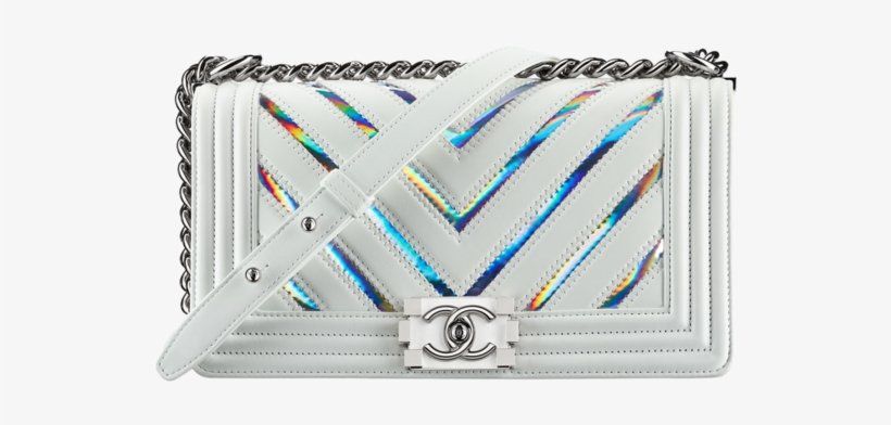 Svg Black And White Stock Boy Chanel Handbag Lambskin - Wallet, transparent png