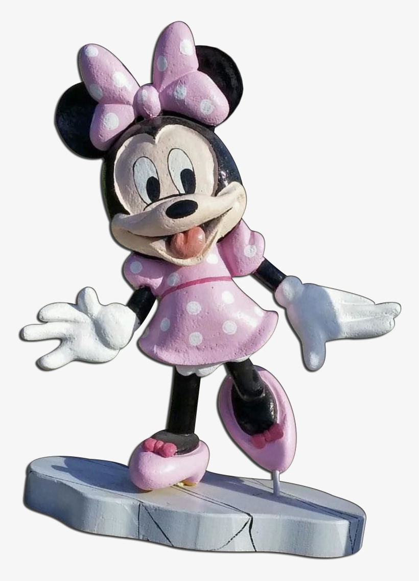 Pink Minnie Mouse - Figurine, transparent png