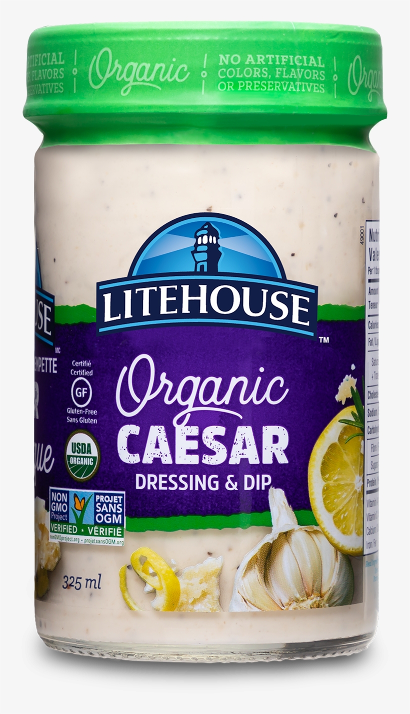 Organic Caesar Salad Dressing And Dip - Lemon, transparent png