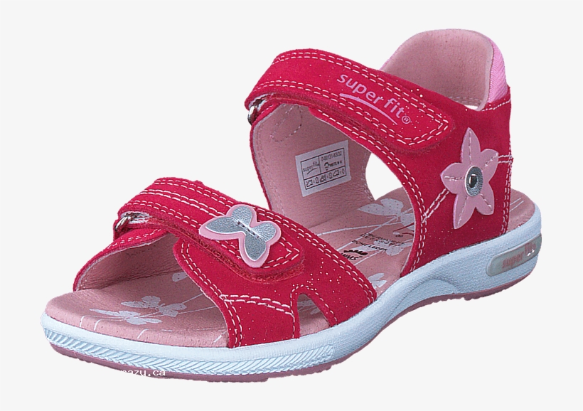Superfit Emily Pink 50601-03 Womens Leather Rubber - Slide Sandal, transparent png