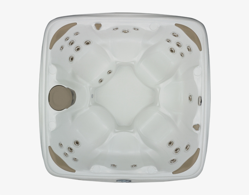 2018 740s White Diamond Taupe Top Viewchanning Hailey2018 - Hot Tub, transparent png