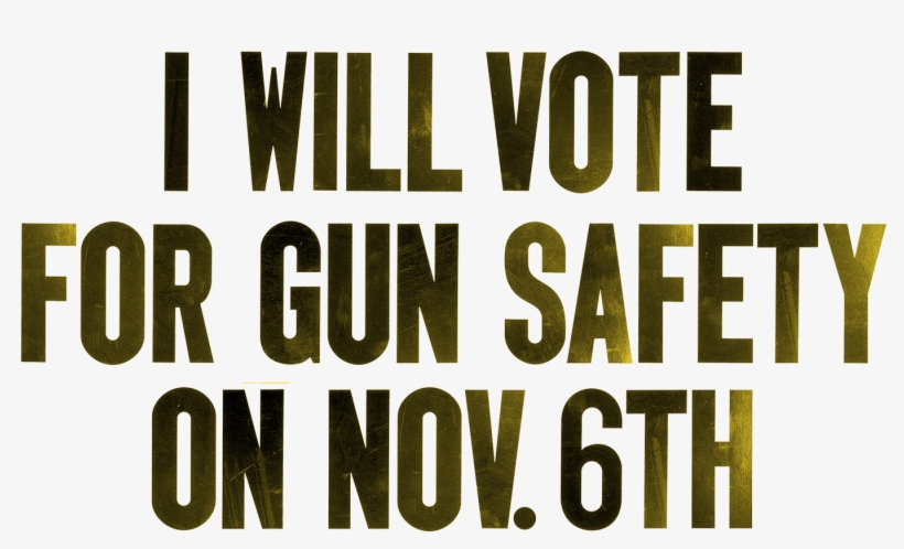 For Gun Safety On Nov 6th - Tan, transparent png