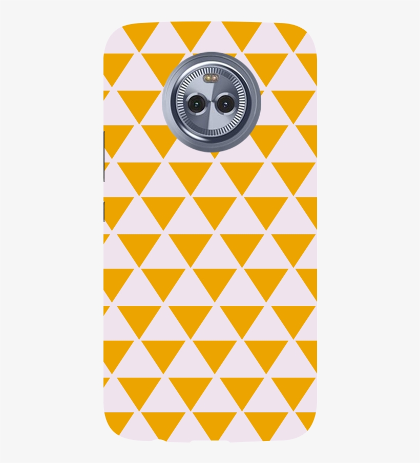 Yellow Triangle Moto X4 Case - Carpet, transparent png