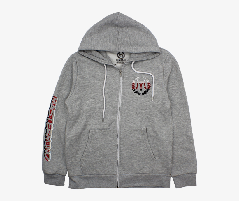 Image Of Gray Demon "grafitti" Hoodie - Hoodie, transparent png