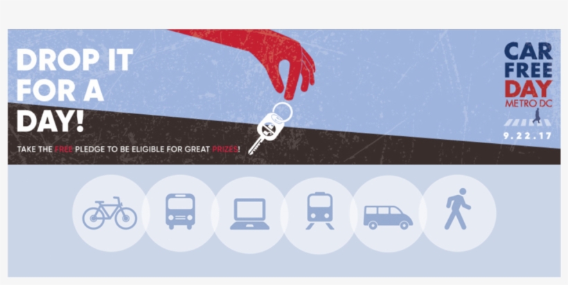 Look For Commuter Services At County Metro Stations, - Car-free Days, transparent png