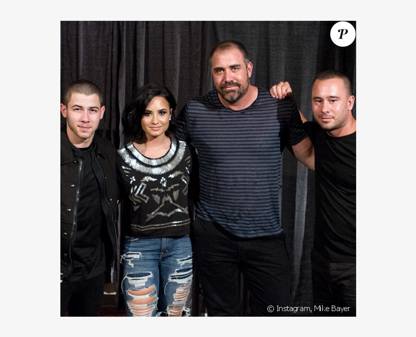Mike Bayer Accompagne Demi Lovato Et Nick Jonas Sur - Demi Lovato Mike Bayer, transparent png