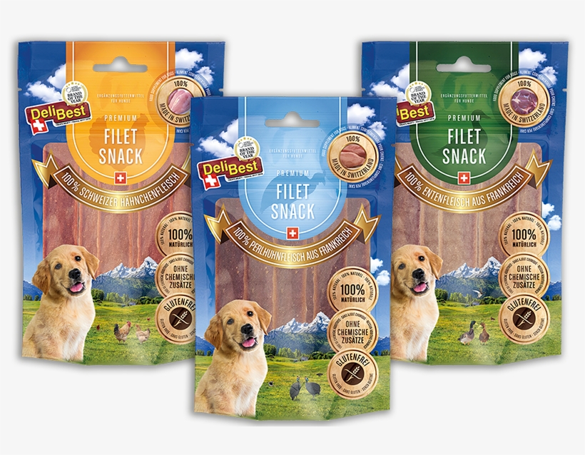 Filet Snacks Are Available In 3 Delicious Varieties, - Golden Retriever, transparent png