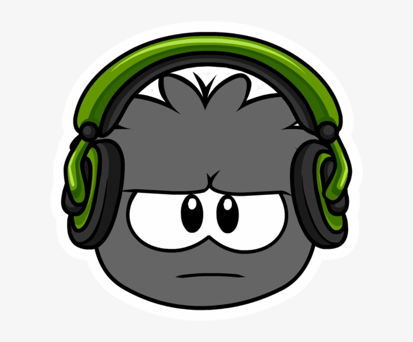 "poker Face" Este Cel De-al Treilea Extras Pe Single - Club Penguin Black Puffle Happy, transparent png