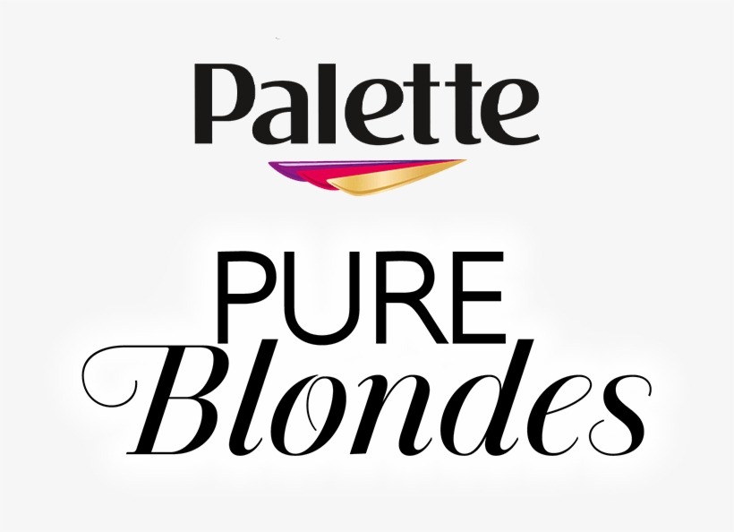 Palette Com Logo Pure Blondes - Calligraphy, transparent png