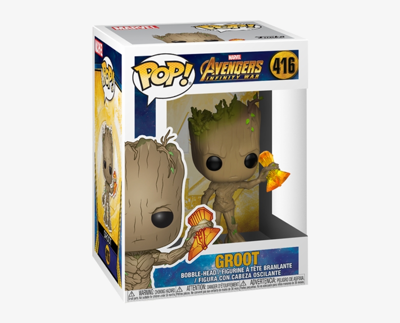 Avengers Infinity War - Groot Stormbreaker Funko Pop, transparent png