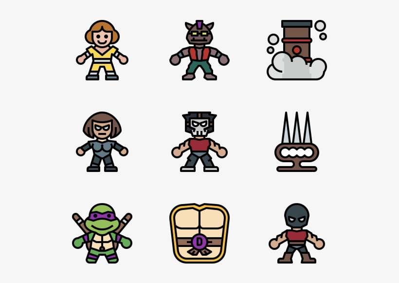 Ninja Turtles - Cartoon, transparent png