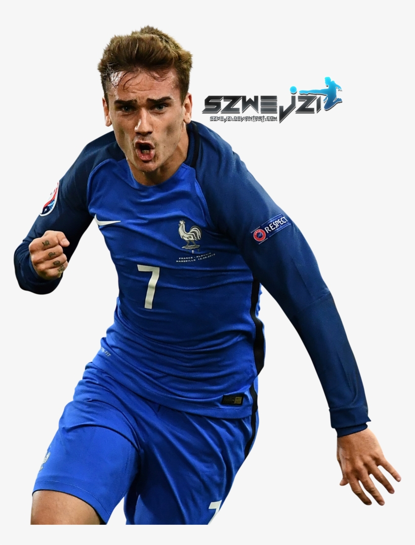 Griezmann France Png - Antoine Griezmann France Png, transparent png