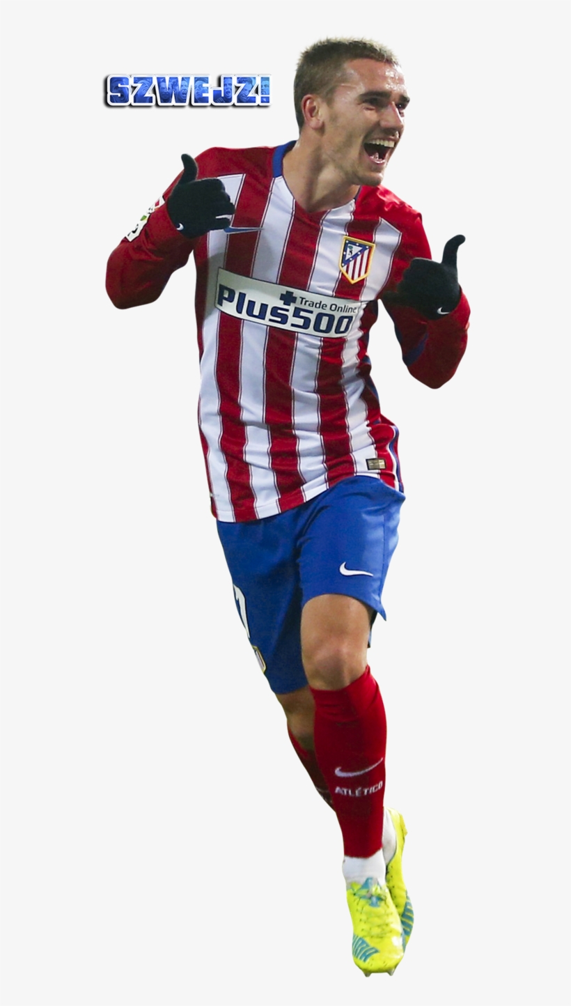 Griezmann Png 2016 - Griezmann Atletico Madrid Png, transparent png
