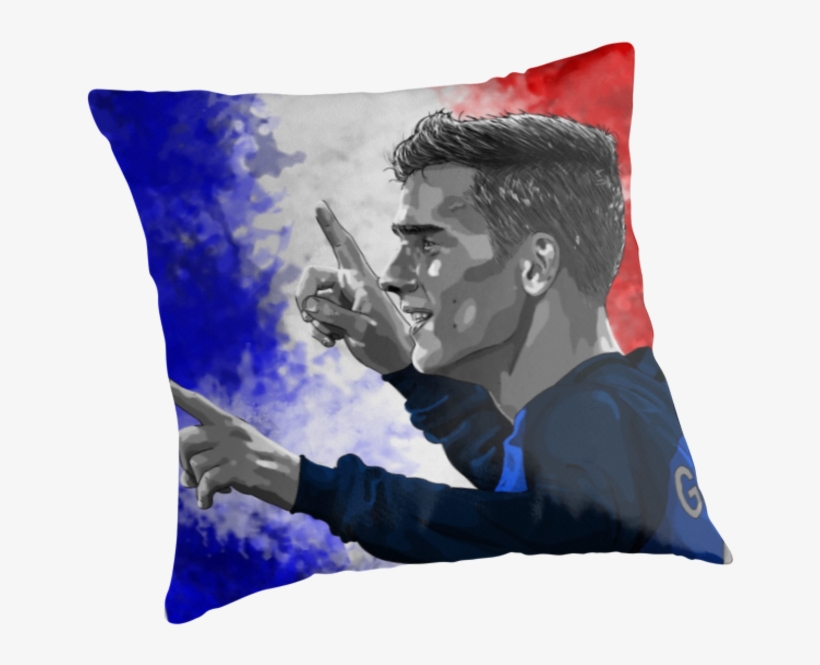 Antoine Griezmann France - Cushion, transparent png