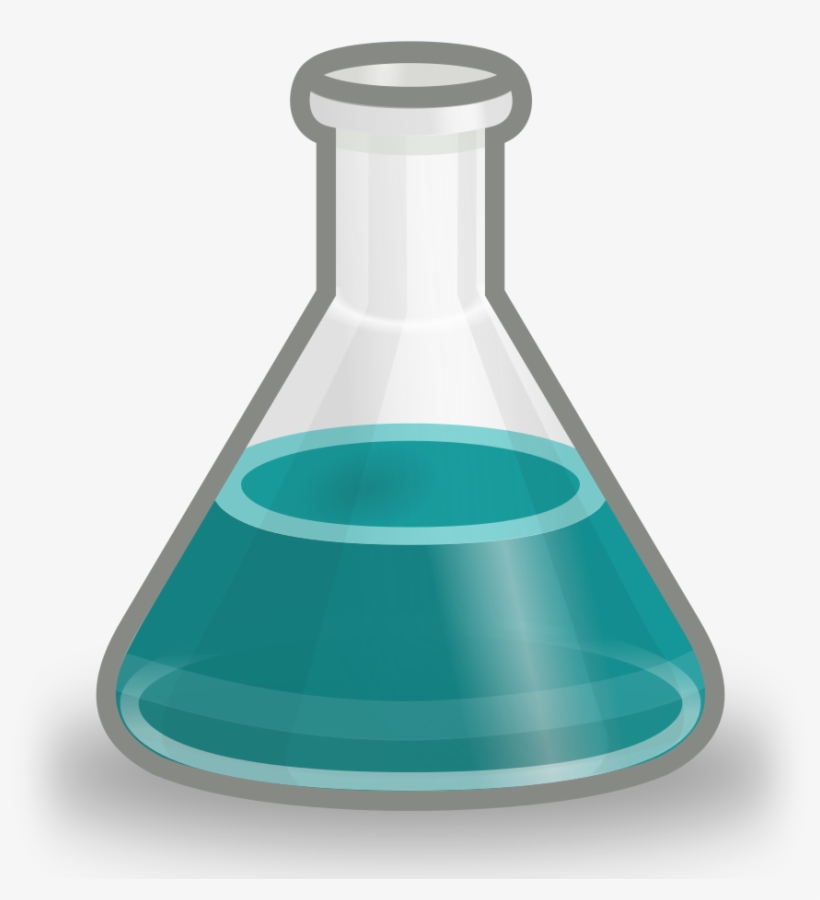 Conical Flask Teal - Matraz Erlenmeyer De Laboratorio Png, transparent png