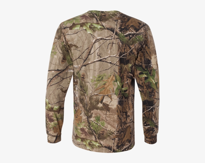 Adult Realtree® Camo Long Sleeve Tee - Shirt, transparent png