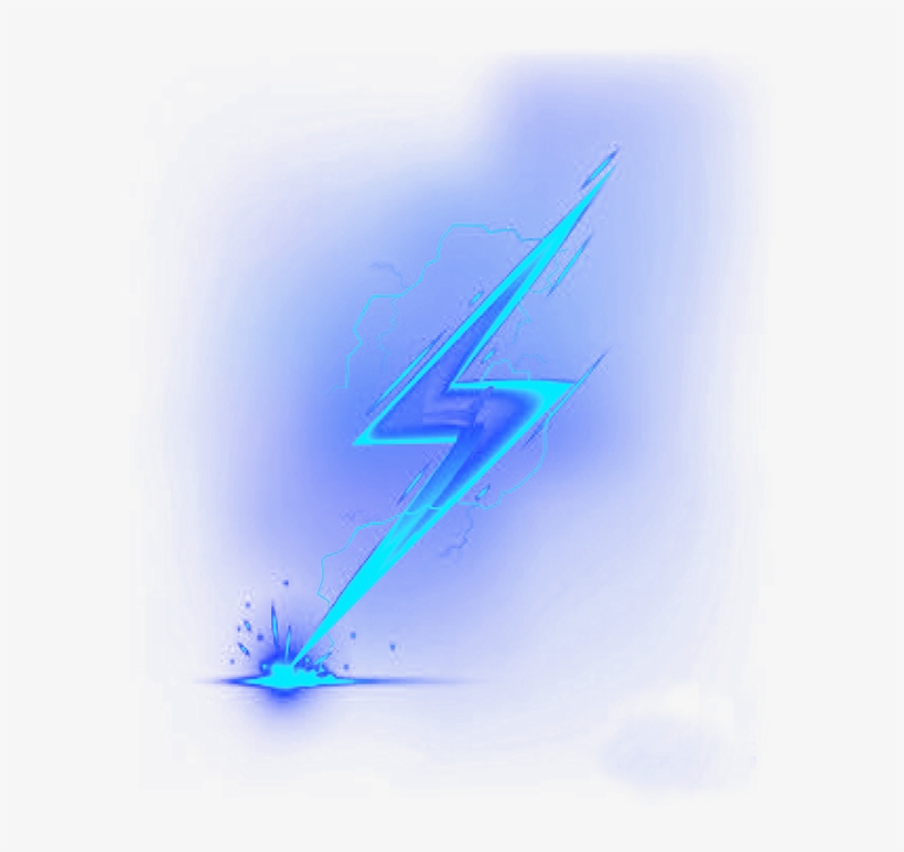 Mq Blue Light Lights Lightning Lines Light Arrow - Trovão Azul Png, transparent png