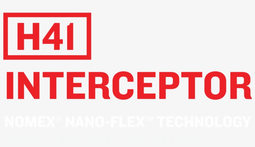 H41 Interceptor Logo W Messaging-white - Sign, transparent png