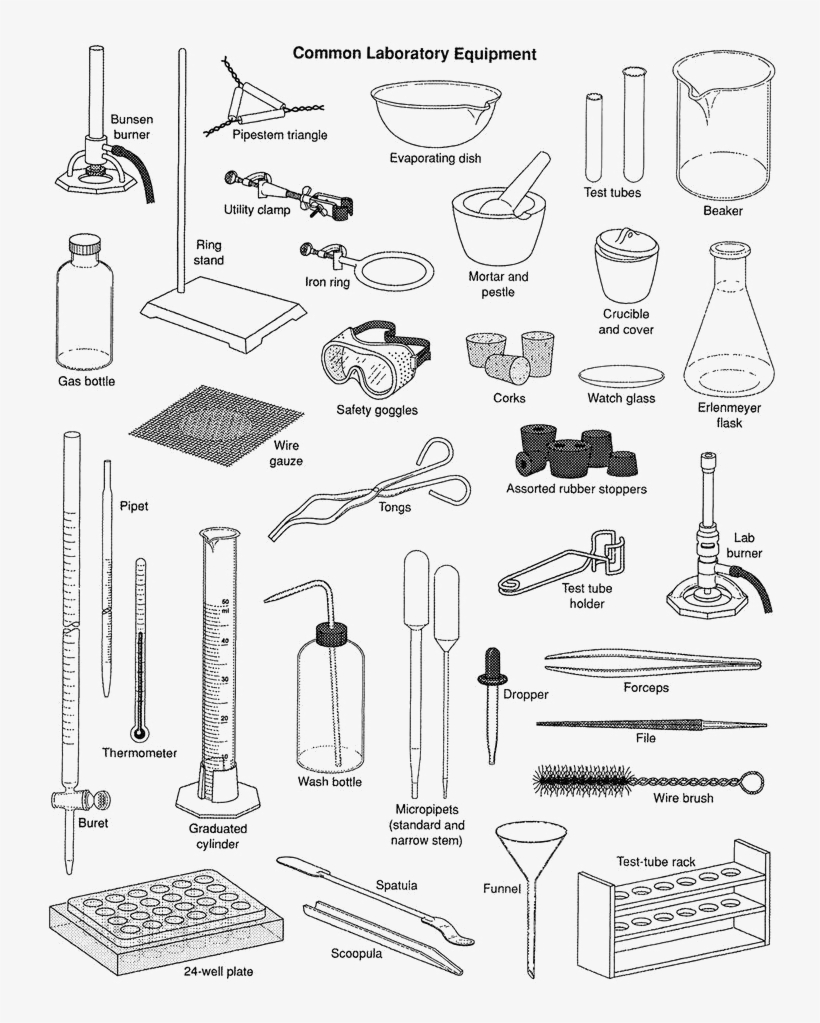Science Equipments Transparent Image - Laboratory Equipment, transparent png