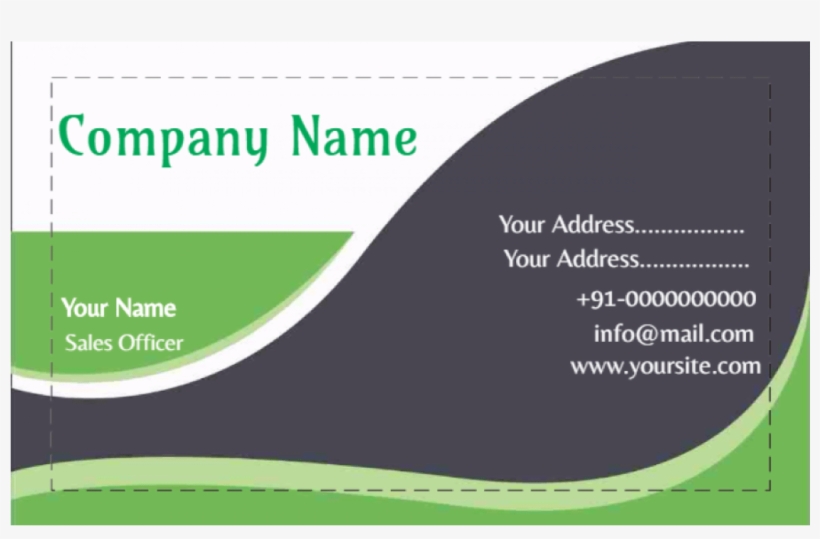 Graphic Royalty Free Download Document Template Business - Visiting Card, transparent png