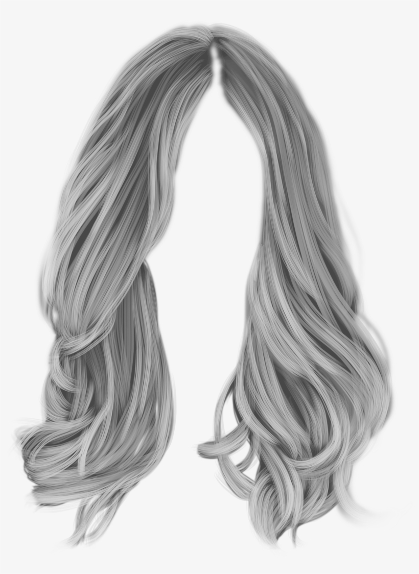 White Hair Png, transparent png