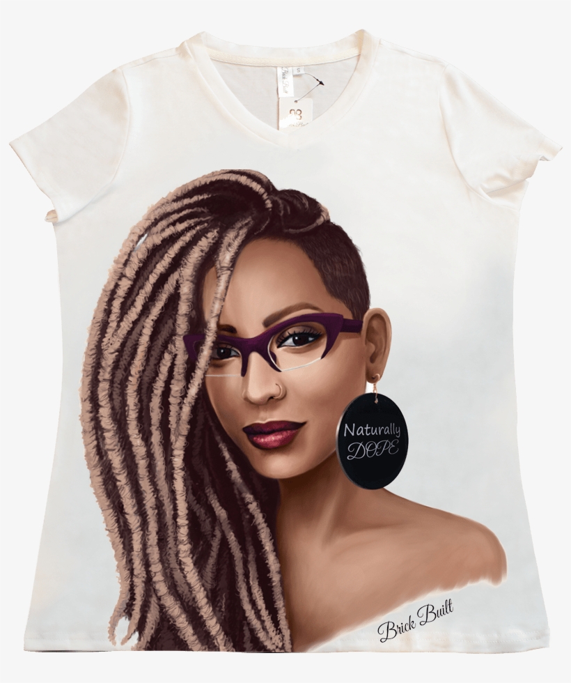 Locs Signature T-shirt Brick Built - Girl, transparent png