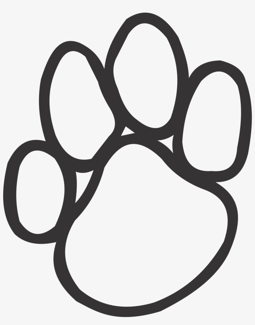 Paw - Circle, transparent png