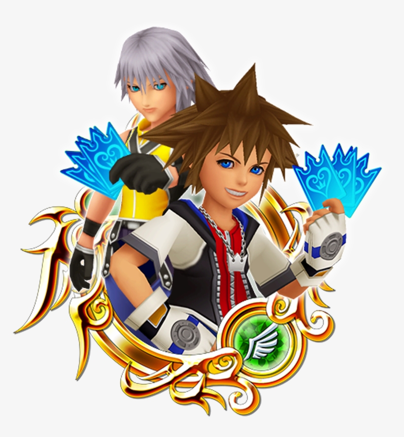 Riku With Friend Pic - Kingdom Hearts Sora And Riku, transparent png