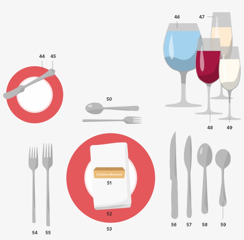 Turkey With Knife And Fork Clipart - Wine Glass, transparent png