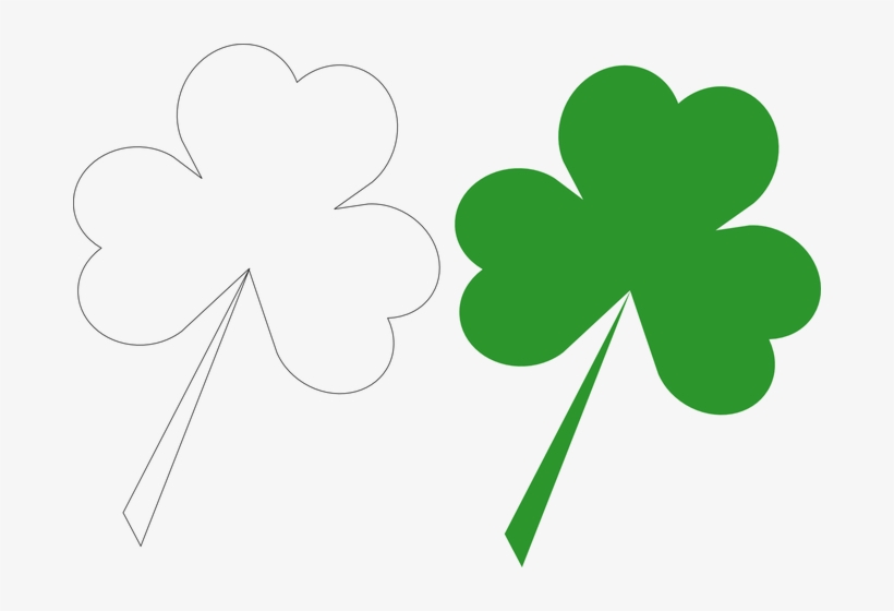 Zielony, Shamrock, Marca, Szczęście - Trebol 3 Hojas Png, transparent png