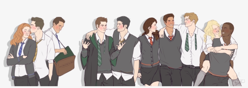 Teen Wolf Hogwarts Fan Art, transparent png