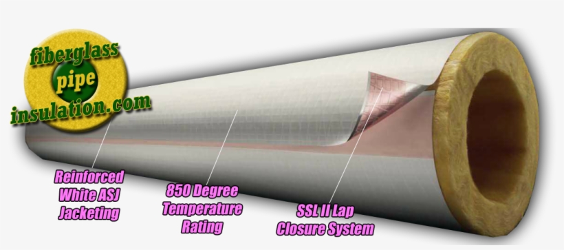 Owens Corning Fiberglass Pipe Insulation Asj Max Sllii - Steel Casing Pipe, transparent png