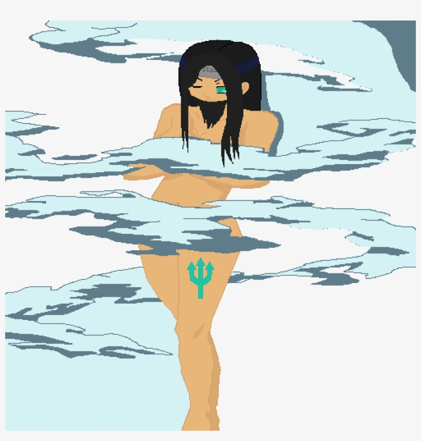 Sexy Jutsu Poseidon - Cartoon, transparent png