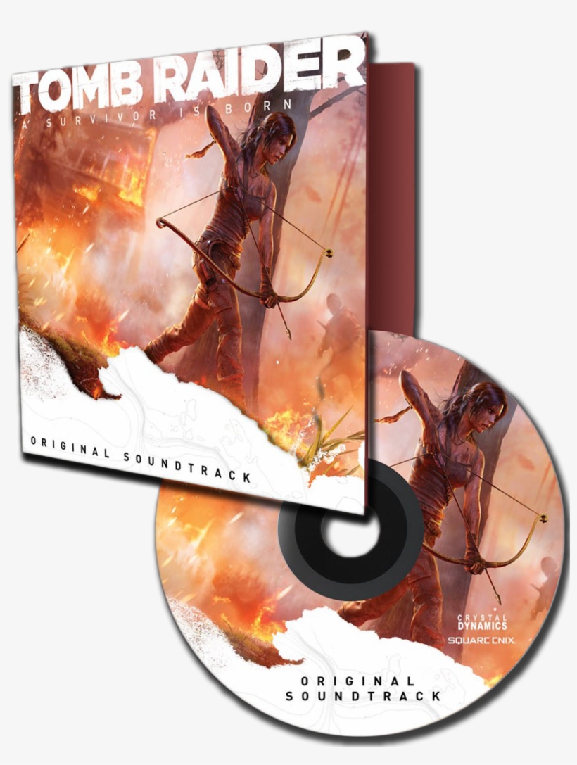 Tomb Raider's "survivalist Cut" Audio Cd In The Na - Cd, transparent png